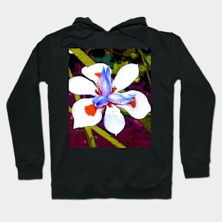 White Flower Bloom Hoodie